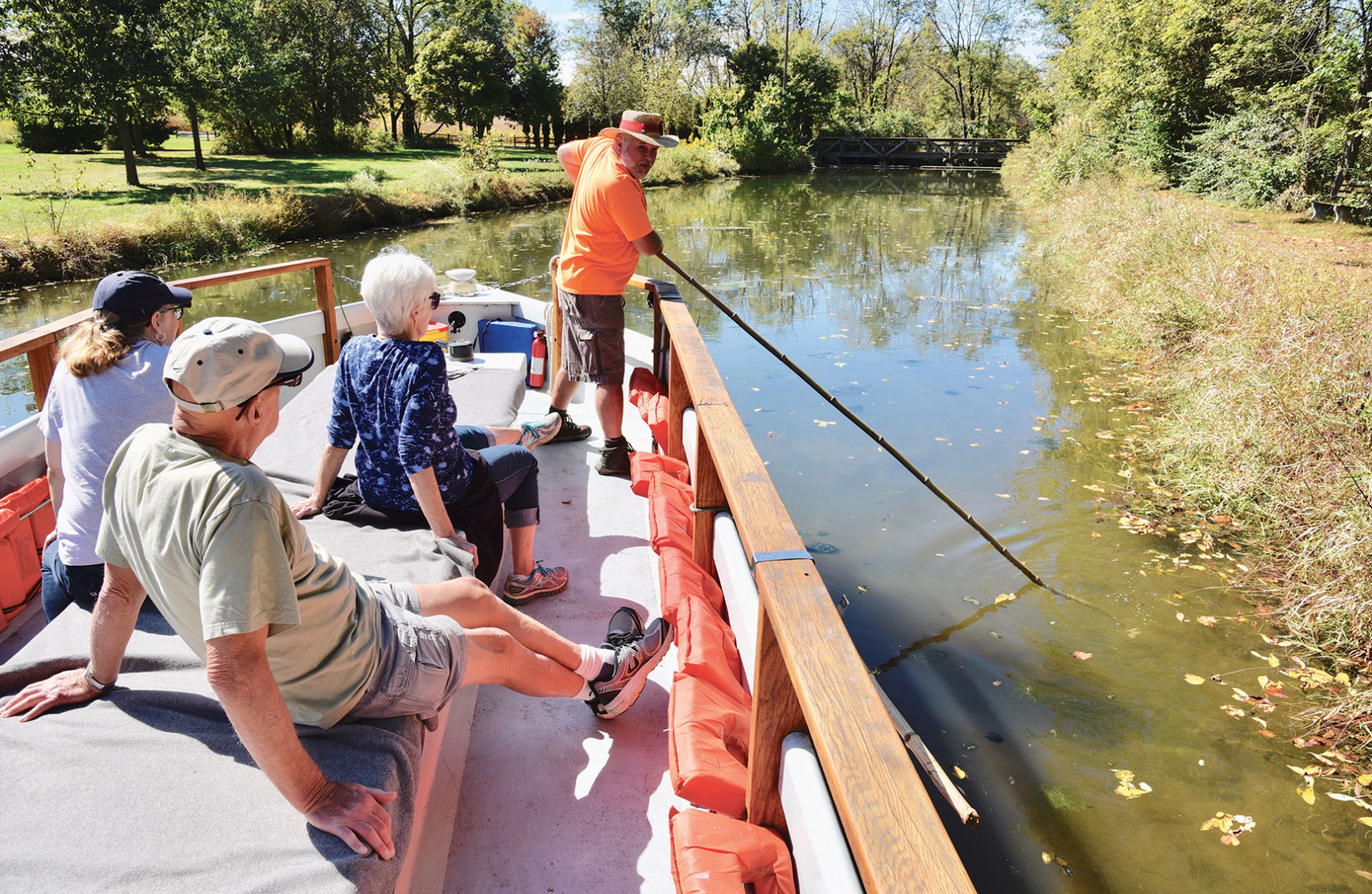 Poling on the Union Canal